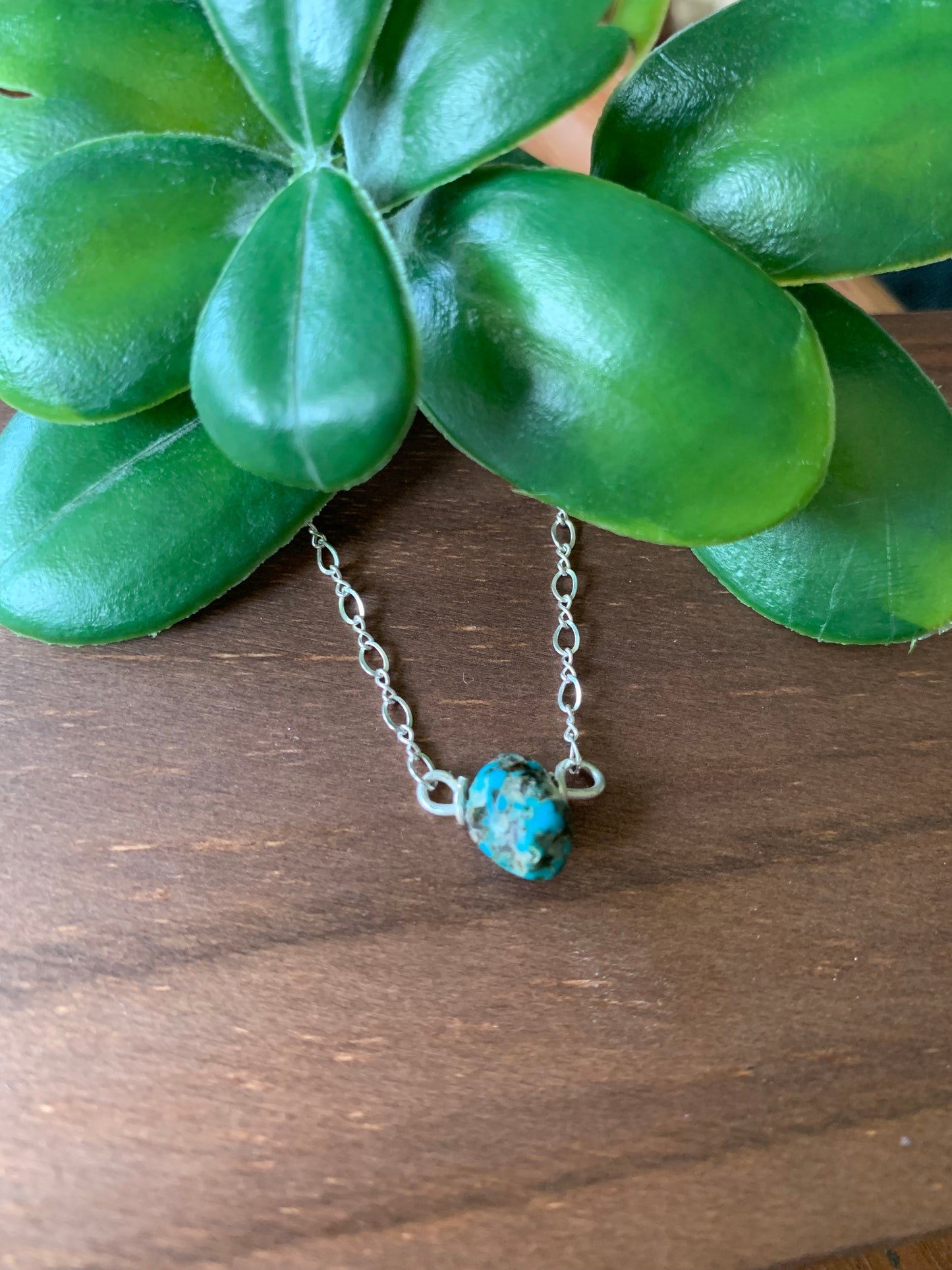 Sterling Silver and Turquoise Necklace